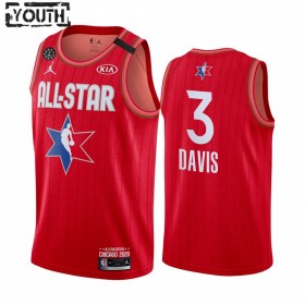 Dres NBA Los Angeles Lakers Anthony Davis 3 2020 All-Star Jordan Brand Crvena Swingman - Dječji